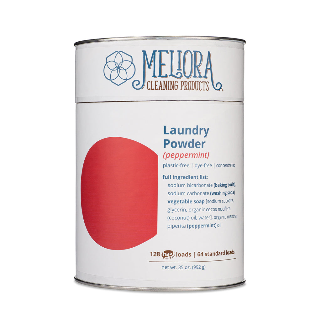 Meliora Laundry Powder - Non-Toxic Eco-Friendly Laundry Detergent (Peppermint)