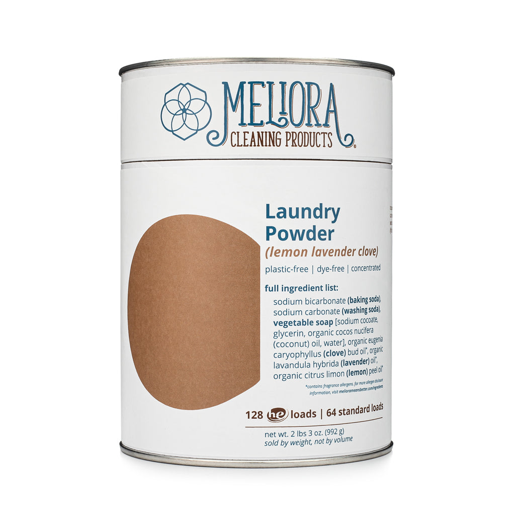 Meliora Laundry Powder - Non-Toxic Eco-Friendly Laundry Detergent (Lemon Lavender Clove)