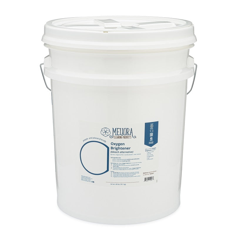 Meliora Oxygen Brightener - Non-Toxic Eco-Friendly Bleach Alternative Bucket (Unscented)