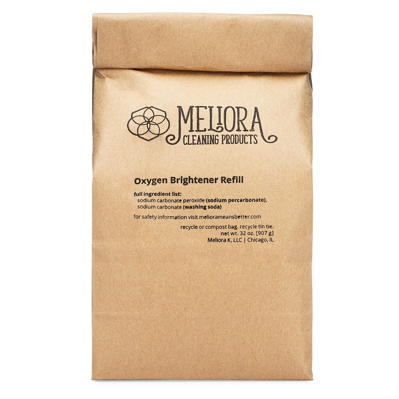 Meliora Oxygen Brightener - Non-Toxic Eco-Friendly Bleach Alternative Refill (Unscented)