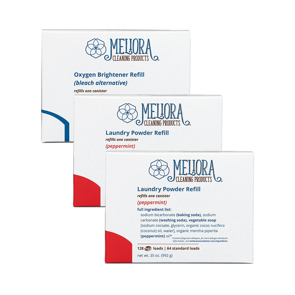 Laundry Refill Bundle – Meliora Cleaning Products