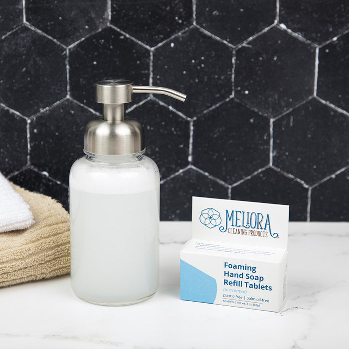 How to Use Meliora Foaming Hand Soap Refills - Dissolve Tablet