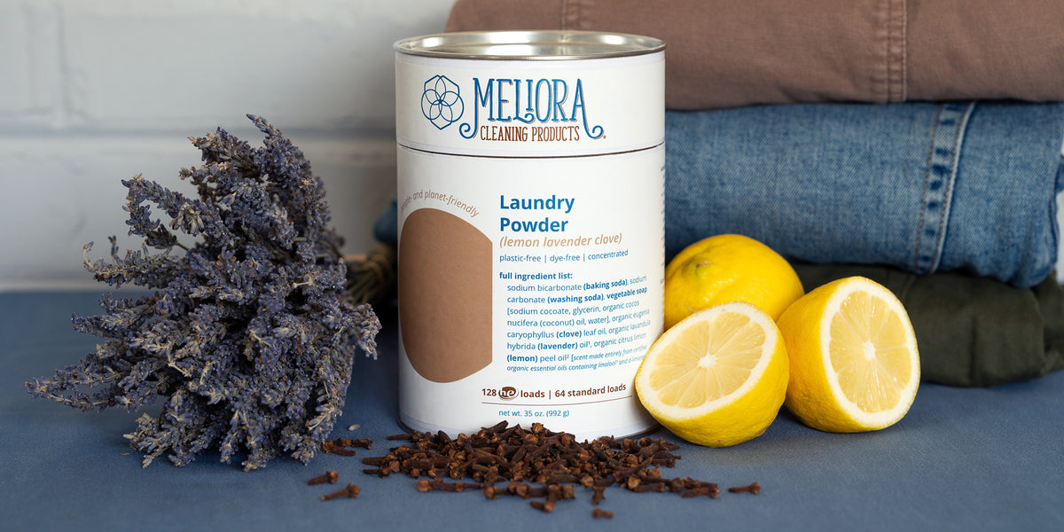 Laundry Powder Detergent - 128 HE (64 Standard) Loads - Plastic-Free ...