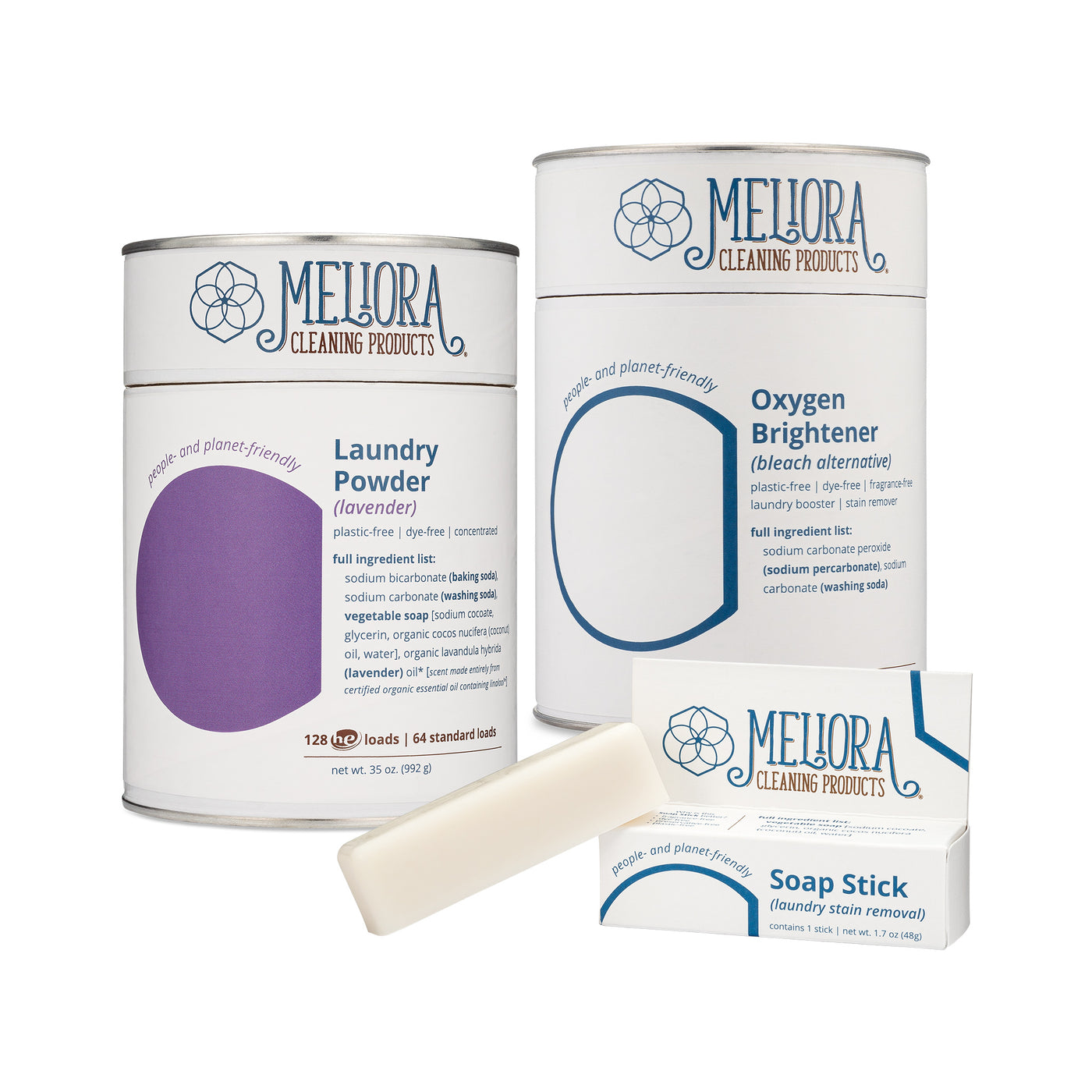 Meliora Plastic-Free Laundry Bundle - Non-Toxic Eco-Friendly (Lavender)