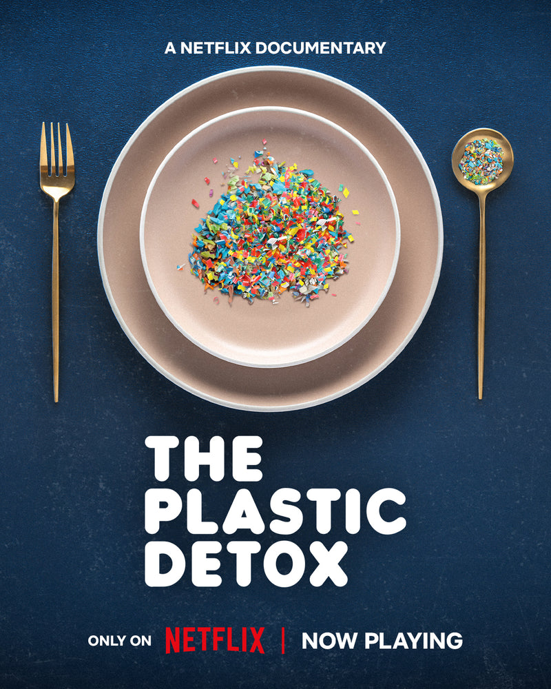 A poster for The Plastic Detox documentary.