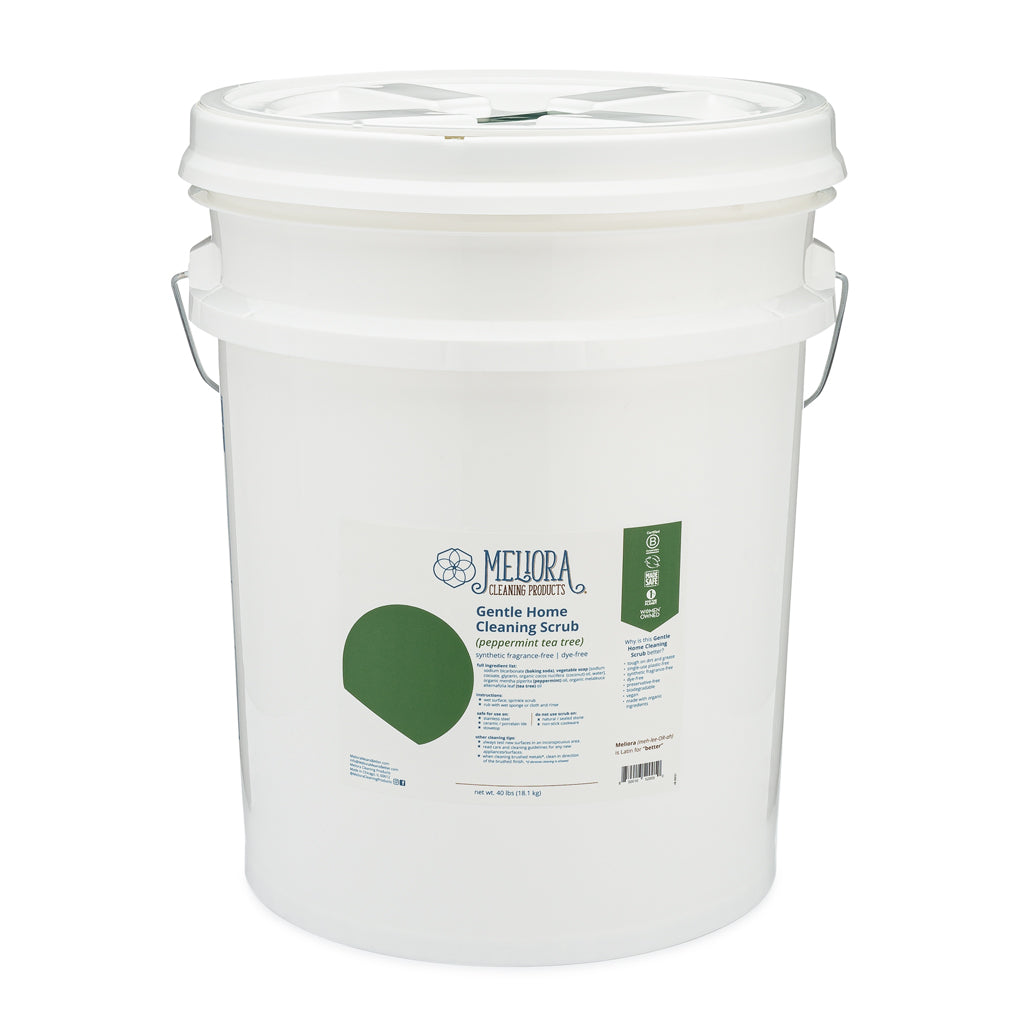 Gentle Home Cleaning Scrub Powder - Zero-Waste Bucket