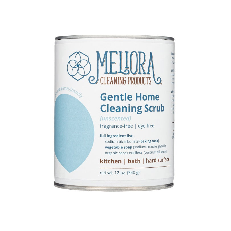 Meliora Cleaning Scrub Powder - Non-Toxic Eco-Friendly Cleaner (Unscented)