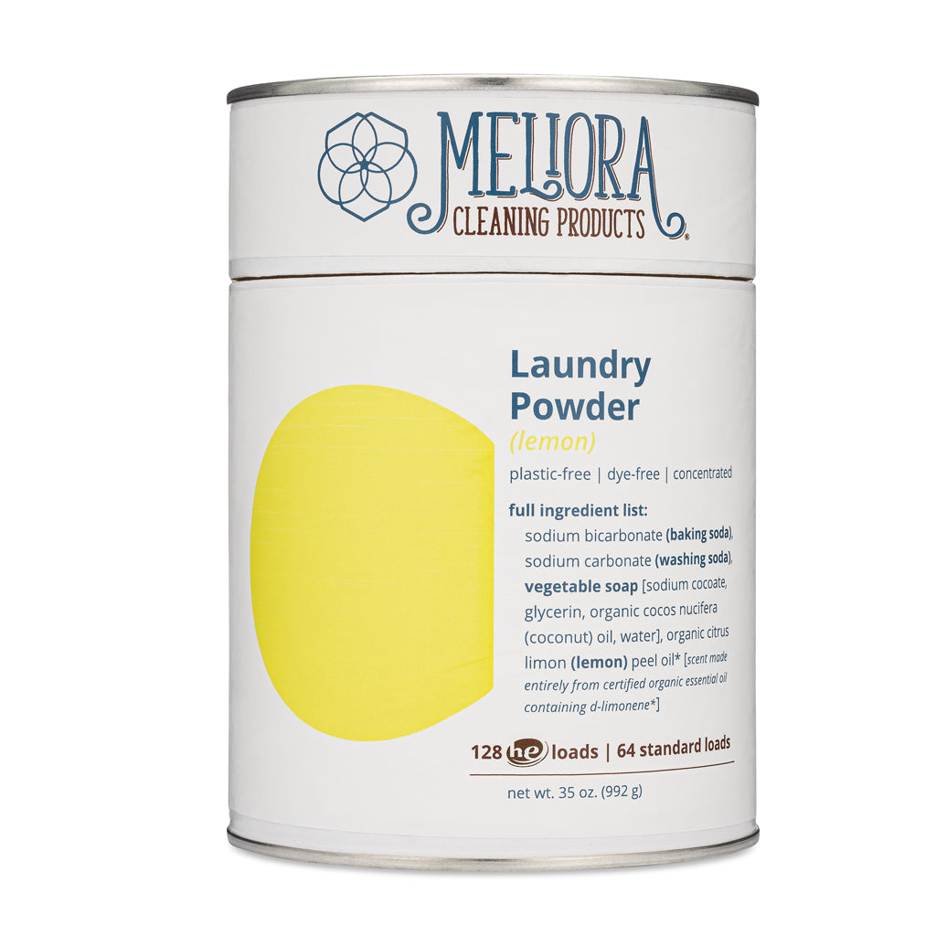 Meliora Laundry Powder - Non-Toxic Eco-Friendly Laundry Detergent (Lemon)