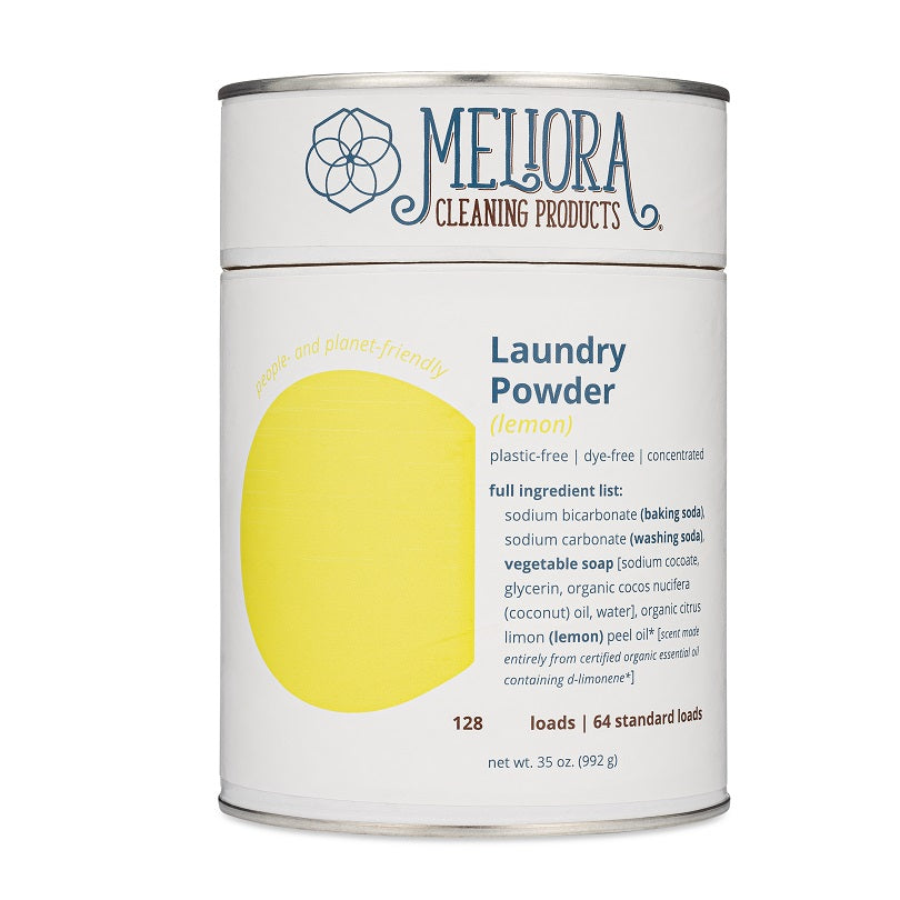 Meliora Laundry Powder - Non-Toxic Eco-Friendly Laundry Detergent (Lemon)