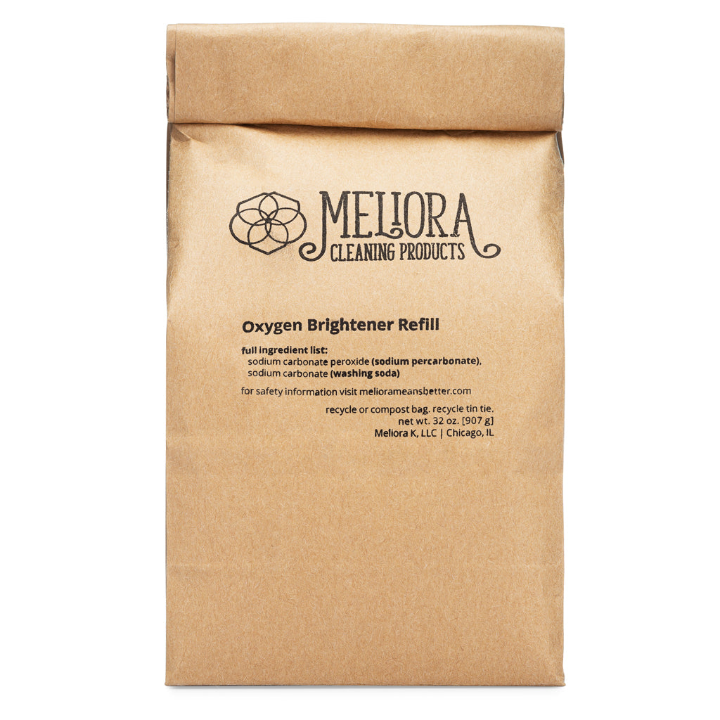 Meliora Oxygen Brightener - Non-Toxic Eco-Friendly Bleach Alternative Refill (Unscented)